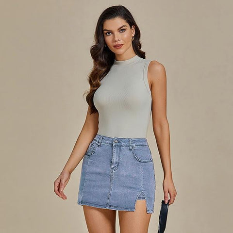 High Waisted Jean Shorts