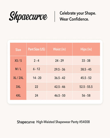 High-Waisted Seamless Shapewear Panty Anti-Slip Compression