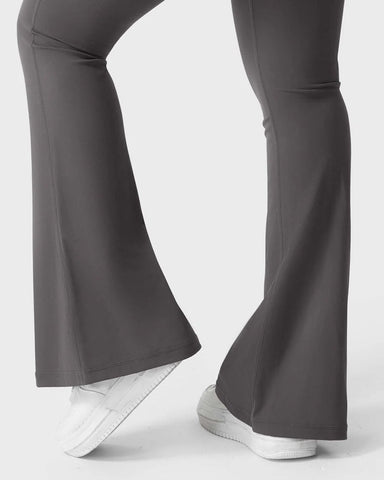 Flared Butt Lifting Leggings with Pockets