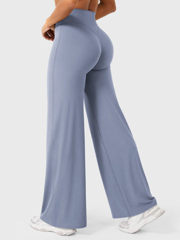 Leggings High-Waist Straight-Leg No Front Seam Buttery Soft Gym Yoga Pants for Women Fitness Tights