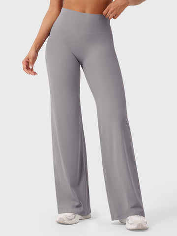 Leggings High-Waist Straight-Leg No Front Seam Buttery Soft Gym Yoga Pants for Women Fitness Tights