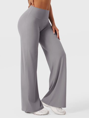 Leggings High-Waist Straight-Leg No Front Seam Buttery Soft Gym Yoga Pants for Women Fitness Tights