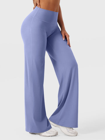 Leggings High-Waist Straight-Leg No Front Seam Buttery Soft Gym Yoga Pants for Women Fitness Tights